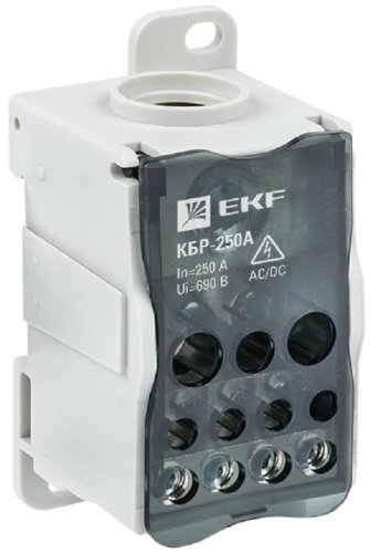 Блок распределительный EKF PROxima KBR РБД-250 250А фото Блок распределительный EKF PROxima KBR РБД-250 250А картинка